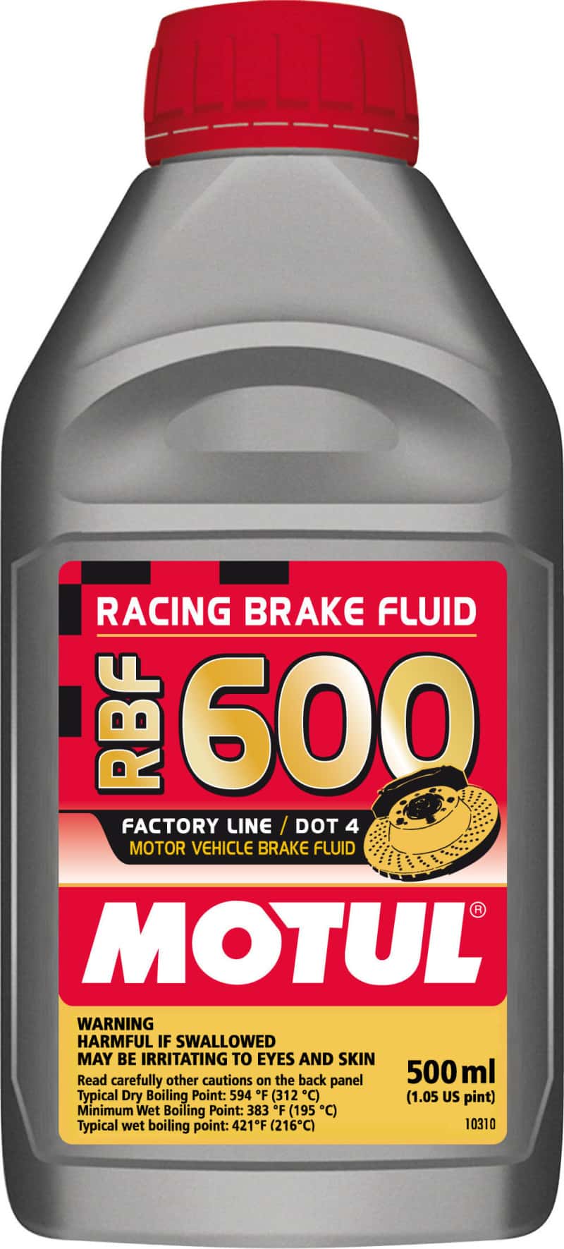 Motul — Motul 1/2L Brake Fluid RBF 600 - Racing DOT 4
Racing Brake Fluid - view 1