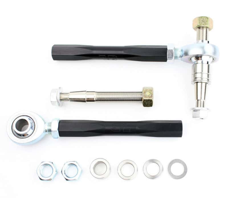 SPL Parts — SPL Parts 2009+ Nissan 370Z Front Outer Tie Rod Ends Adjustable for Bumpsteer
Adj Tie Rod Ends - view 3
