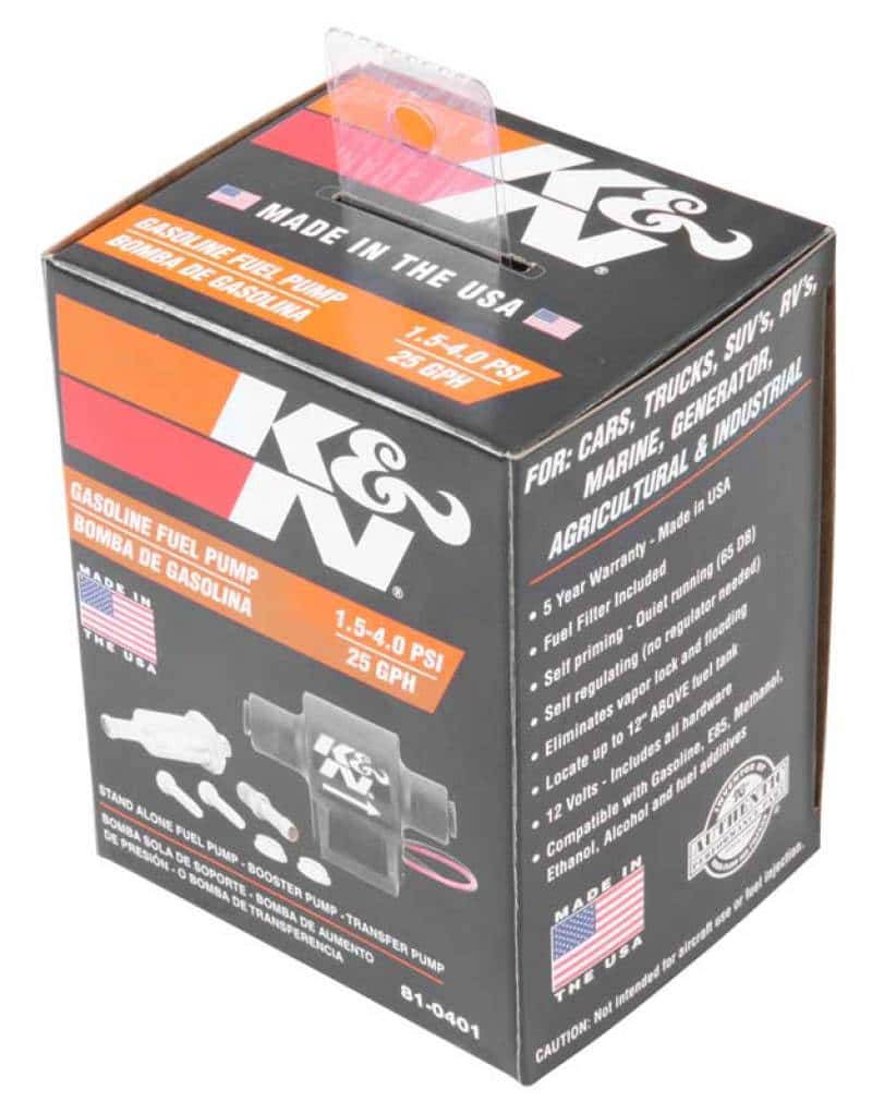 K&N Engineering — K&N Performance Electric Fuel Pump 1.5-4 PSI - view 4