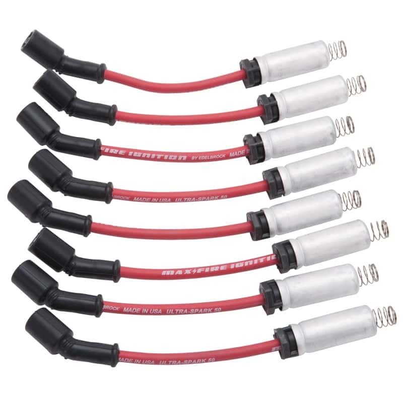 Edelbrock — Edelbrock Spark Plug Wire Set Ls Kit w/ Metal Sleeves 99-15 50 Ohm Resistance Red Wire (Set of 8)
ELECTRONICS - view 1
