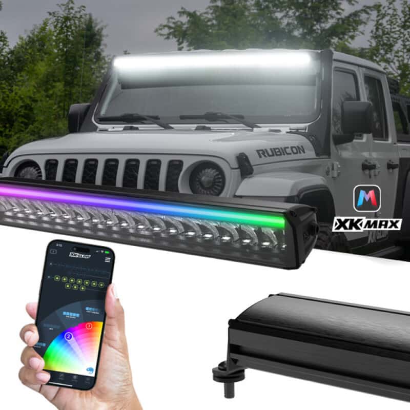 XKGLOW — XK Glow 40in Offroad Light Bar w/ RGBW Chasing DRL & App Control - view 2