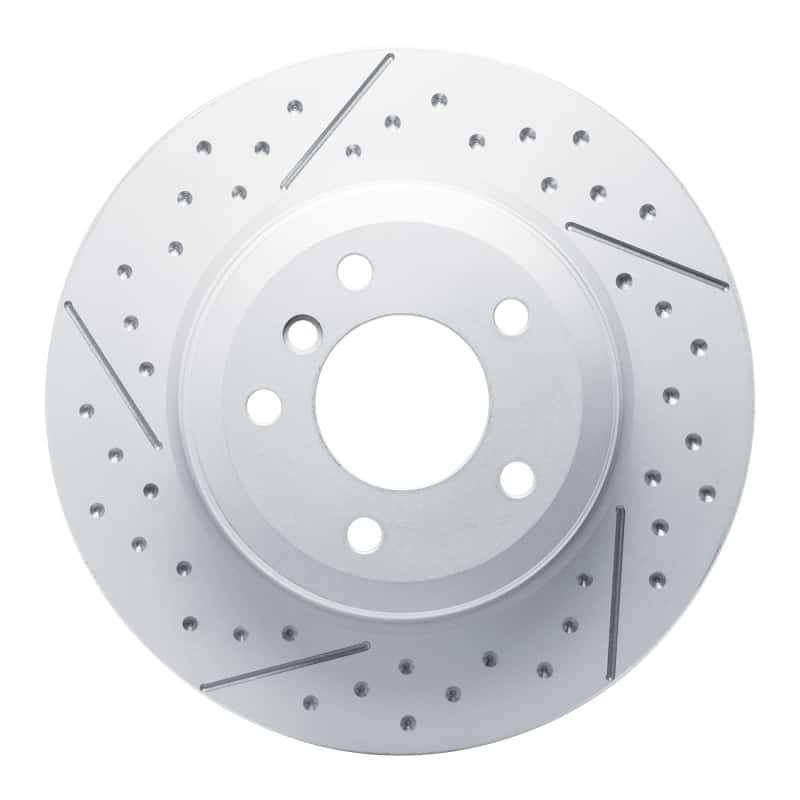 DFC — DFC 13-13 BMW 135IS Rear GeoSPEC Coated Rotor - Dimpled and Slotted - view 1