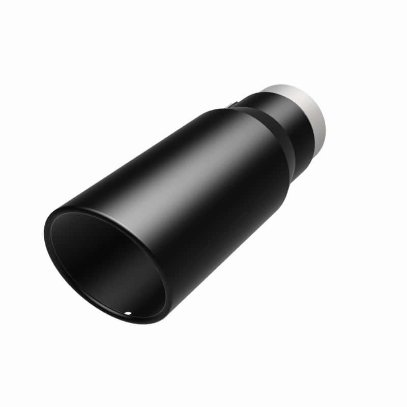 Magnaflow — MagnaFlow Tip Stainless Black Coated Single Wall Round Single Outlet 5in Dia 3.5in Inlet 14.5in L
Stainless Steel
Exhaust Tip - view 24