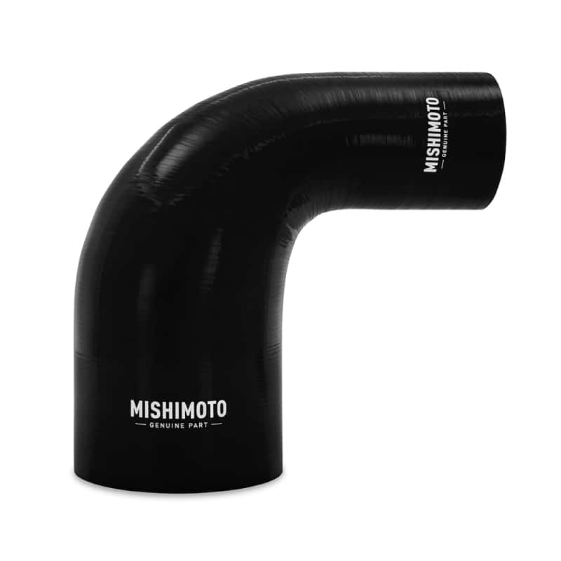 Mishimoto — Mishimoto Silicone Reducer Coupler 90 Degree 2.5in to 4in - Black
Transition Coupler - view 1
