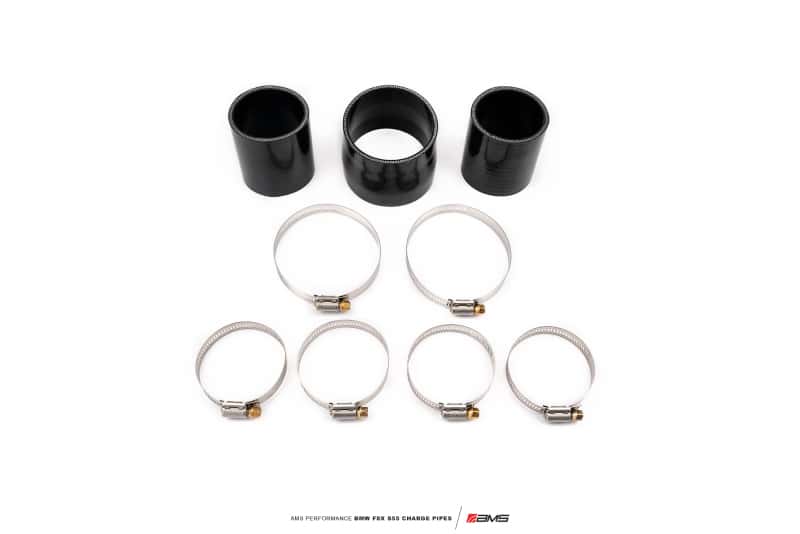 AMS — AMS Performance 15-18 BMW M3 / 15-20 BMW M4 w/ S55 3.0L Turbo Engine Charge Pipes - view 2
