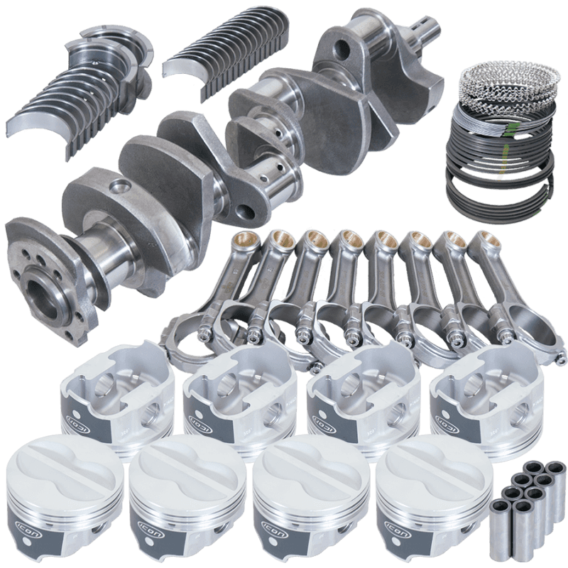 Eagle — Eagle Chevy 350 3.750in Crank 5.700in I-Beam Rods -10cc 4.040in Pistons Rotating Assembly
Street & Strip Assy - view 1