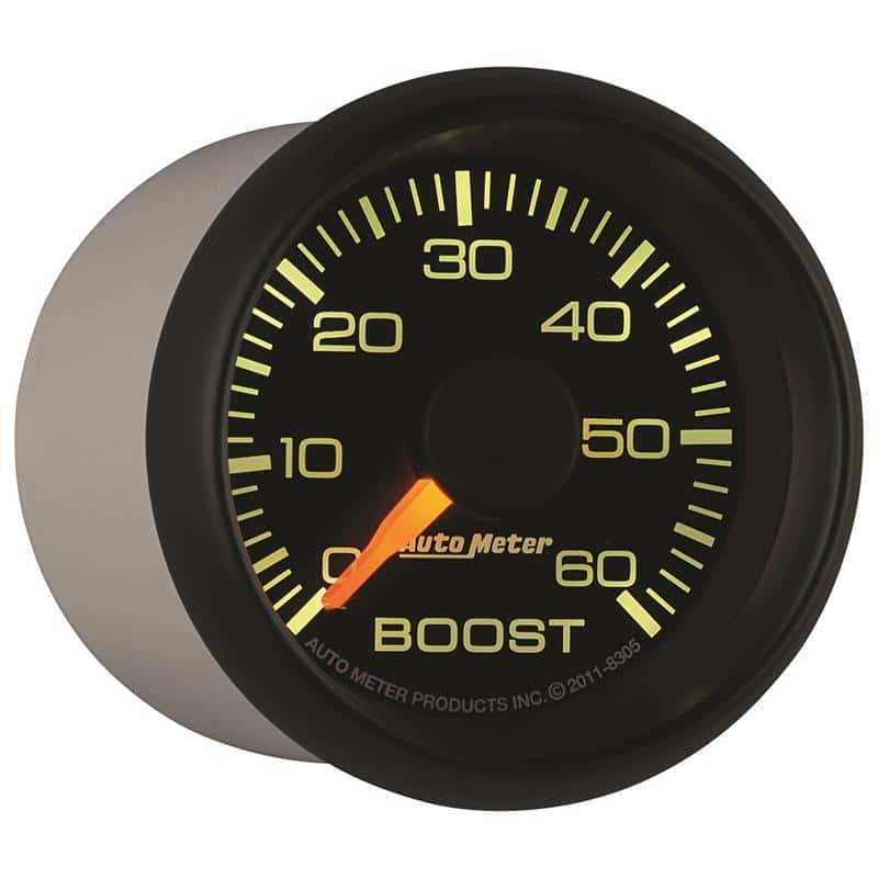 AutoMeter — Autometer Factory Match 52.4mm Mechanical 0-60 PSI Boost Gauge
2-1/16" BOOST, 0-60 - view 7