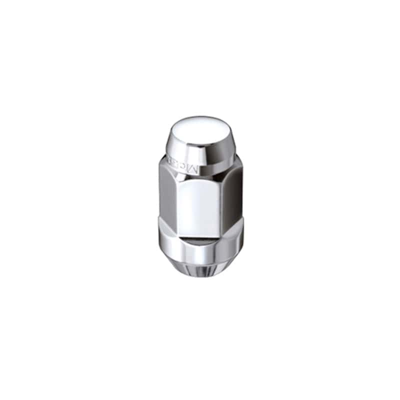 McGard — McGard Hex Lug Nut (Cone Seat Bulge Style) M14X1.5 / 22mm Hex / 1.945in. Length (4-Pack) - Chrome - view 4