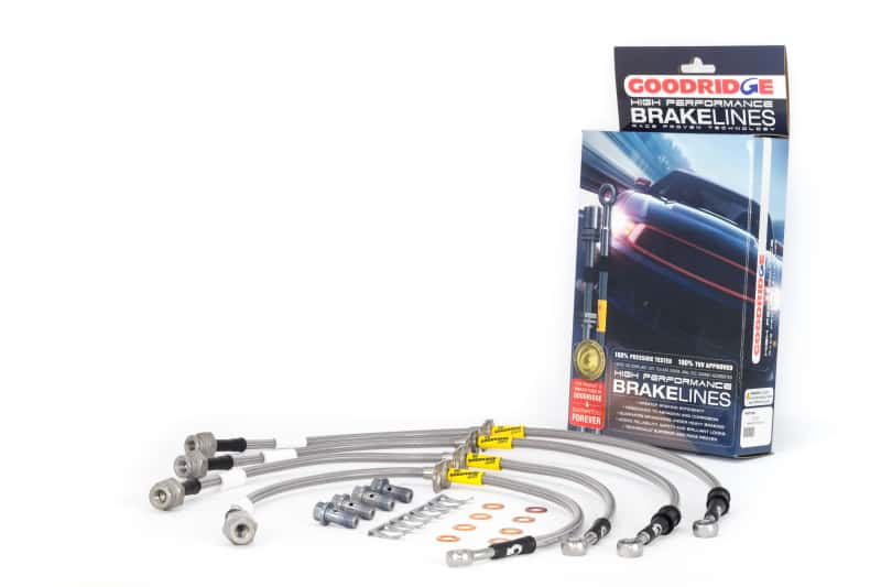 Goodridge — Goodridge 17-20 Honda Civic Si (Si Model Only) Stainless Steel Brake Line Kit
Brake Hose Kit - view 1