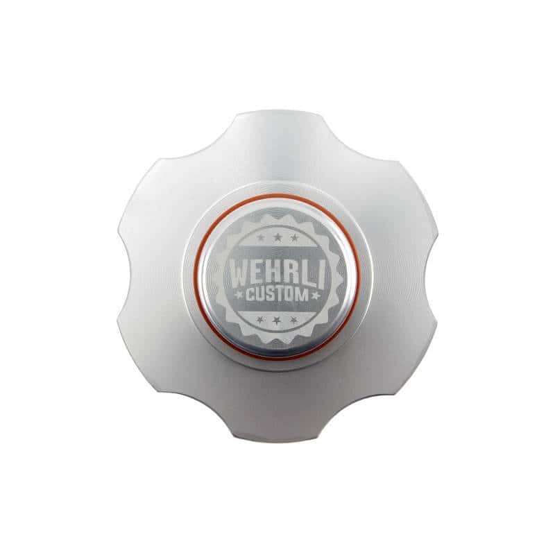 Wehrli — Wehrli 98.5-23 Cummins Billet Aluminum Clear Anodized Oil Fill Cap
Cap Oil 98.5-24 Clr - view 2