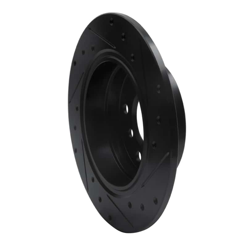R1 Concepts — R1 91-99 BMW 325IS Rear Left Drilled & Slotted Black Brake Rotor
R1 Brake Rotor Drill - view 4