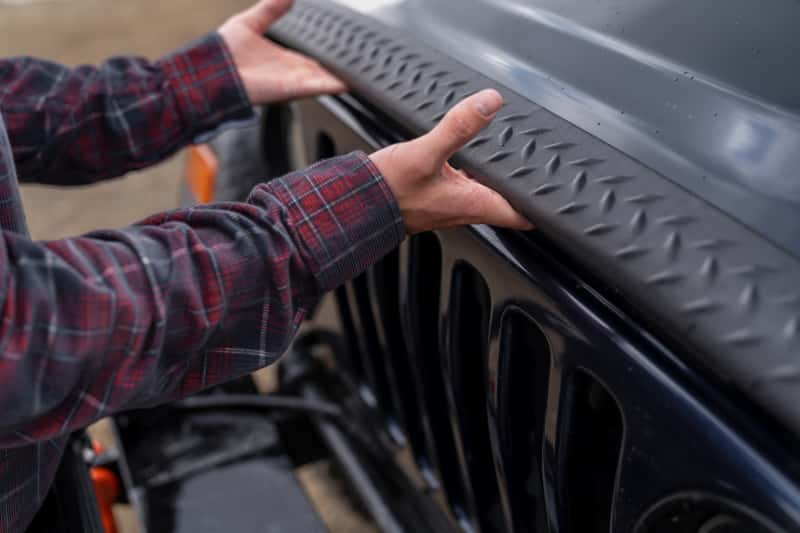 Bushwacker — Bushwacker 97-06 Jeep Wrangler Trail Armor Hood Stone Guard and 2 Front Corners - Black
Trail Armor - view 6