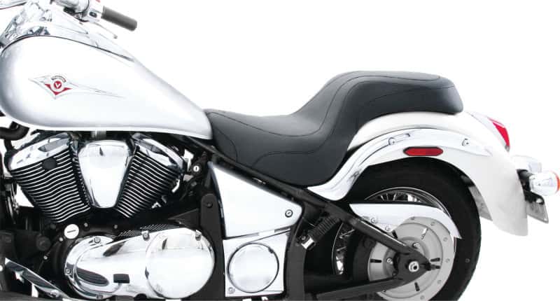 Mustang Motorcycle — Mustang 06-21 Kawasaki Vulcan 900 Classic & Custom DayTripper 1PC Seat - Black - view 1