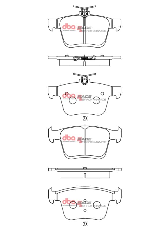 DBA — DBA 2018 Audi Q2 Front RP Performance Brake Pads
Brake Pad - view 1