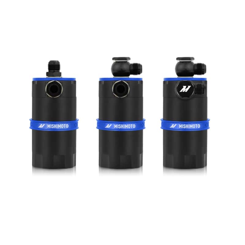Mishimoto — Mishimoto Universal Baffled Oil Catch Can - Blue - view 14