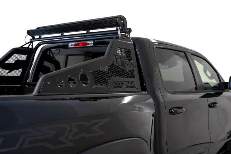Addictive Desert Designs — Addictive Desert Designs 21-22 RAM 1500 TRX Race Series Chase Rack w/ 2017 Grill Pattern
TrkCabProt/HeadRk
Chase Rack - view 2