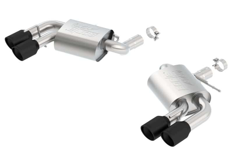 Borla — Borla 16-18 Chevy Camaro V8 SS AT/MT ATAK Rear Section Exhaust w/o Dual Mode Valves Ceramic Black
Axle-Back System - view 2