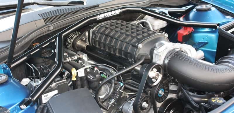 Hotchkis — Hotchkis 10+ Camaro / 11 Camaro Convertible Chassis Max Strut Tower Brace
Front Strut Brace
SuspStrtTowerBrc - view 3