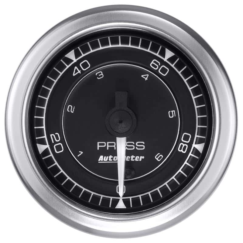AutoMeter — Autometer Chrono 2-1/16in 100PSI Digital Pressure Gauge
GA 2" PR 100PSI S CH - view 2