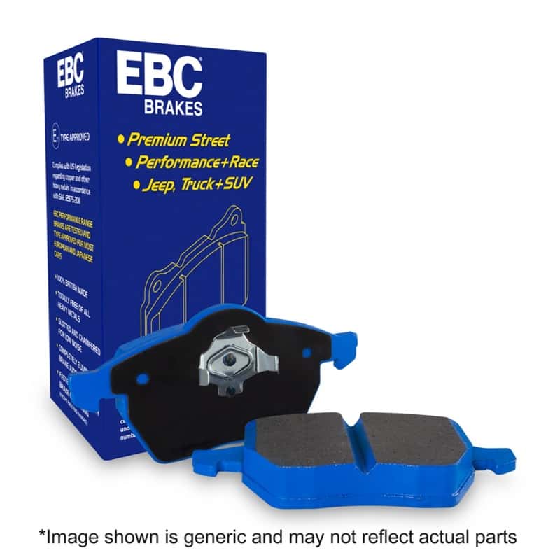 EBC — EBC 13-16 Mercedes-Benz GL63 AMG 5.5 Twin Turbo Bluestuff Rear Brake Pads
Disc Brake Pad - view 5