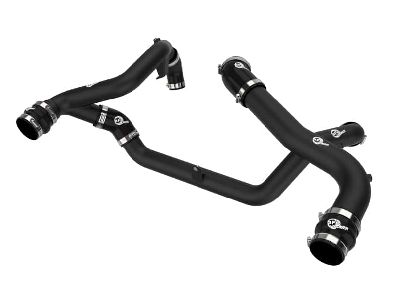aFe — aFe 22-23 Ford Explorer BladeRunner Aluminum Hot and Cold Charge Pipe Kit - Blk
Charge Pipe Kit - view 1