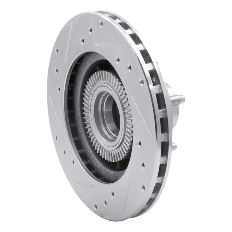 R1 Concepts — R1 91-94 Ford Explorer Front Right Drilled & Slotted Silver Brake Rotor
R1 Brake Rotor Drill - view 4