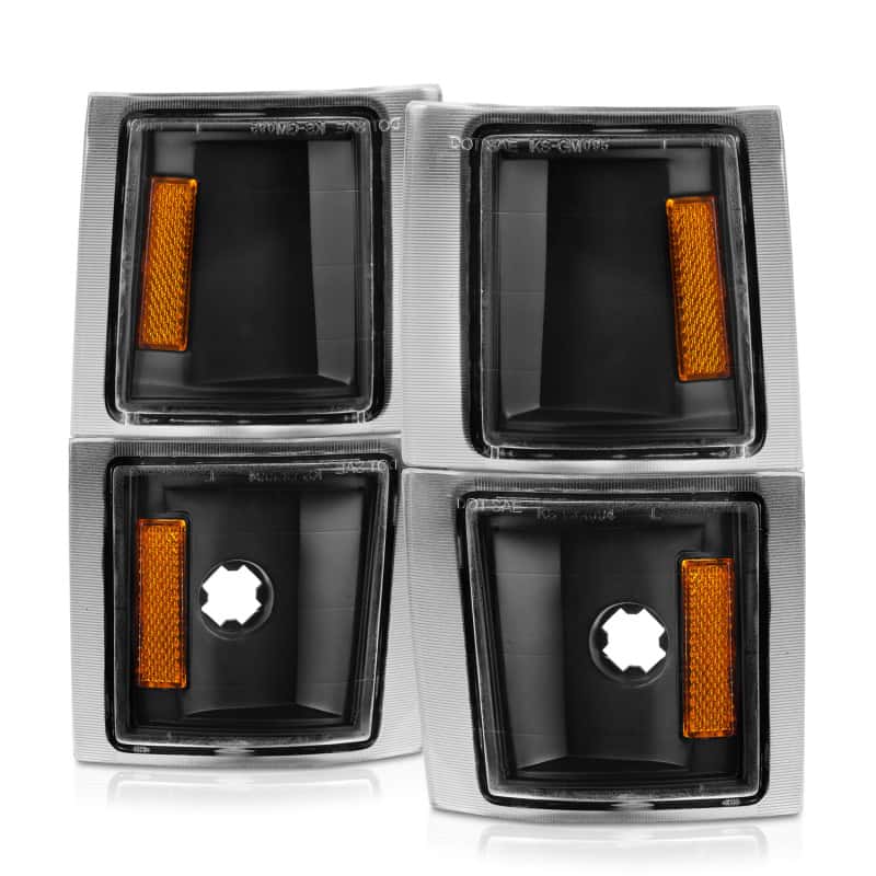 ANZO — ANZO 1994-1998 Chevrolet Blazer Corner Lights Black Housing Clear Lens w/ Amber Reflector
CornerLghtAssy - view 7
