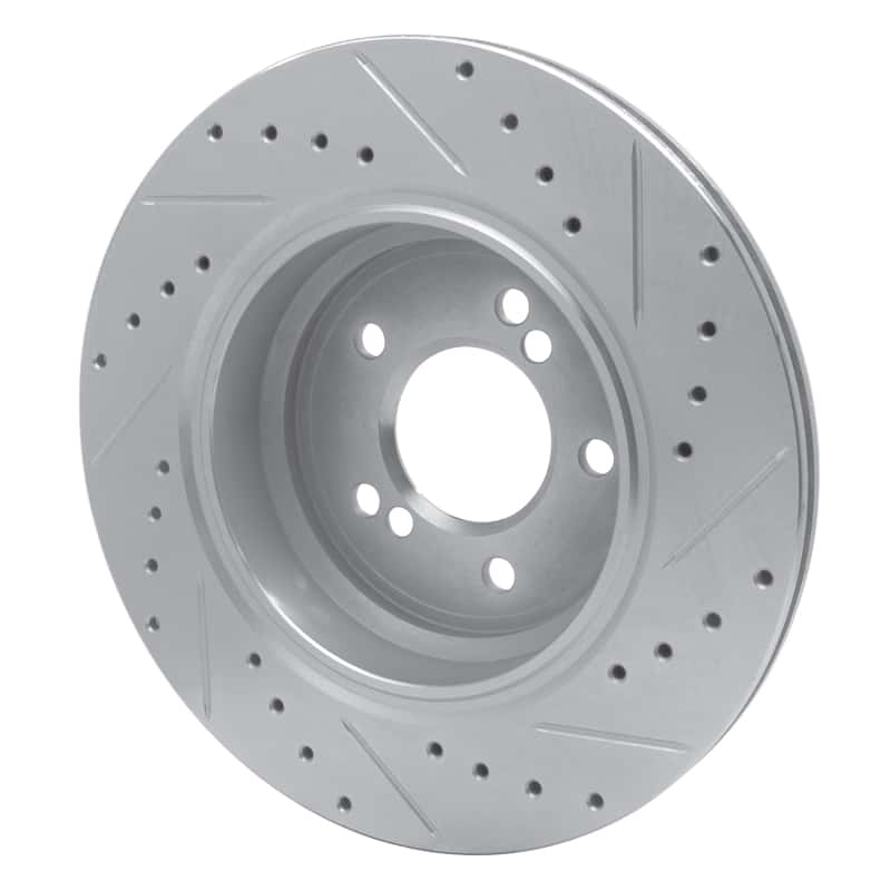 R1 Concepts — R1 00-06 BMW M5 Rear Left Drilled & Slotted Silver Brake Rotor
R1 Brake Rotor Drill - view 4