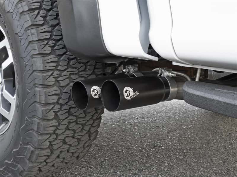 aFe — aFe POWER Rebel Series 3in 409 SS Cat Back Exhaust w/ Black Tips 17 Ford F-150 Raptor V6-3.5L
Cat-Back Exhaust - view 6