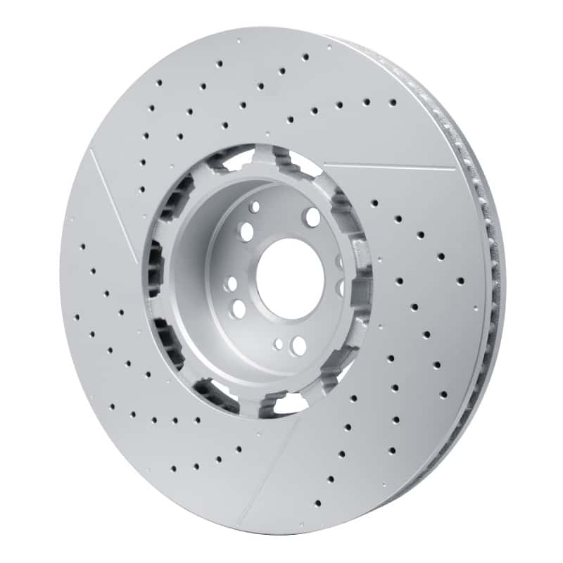 DFC — DFC 21-25 Mercedes-Benz Gle63 AMG S Front Drilled & Slotted Hi-Carbon Alloy GEOMET Coated Rotor
DFC Rotor D/S - view 4