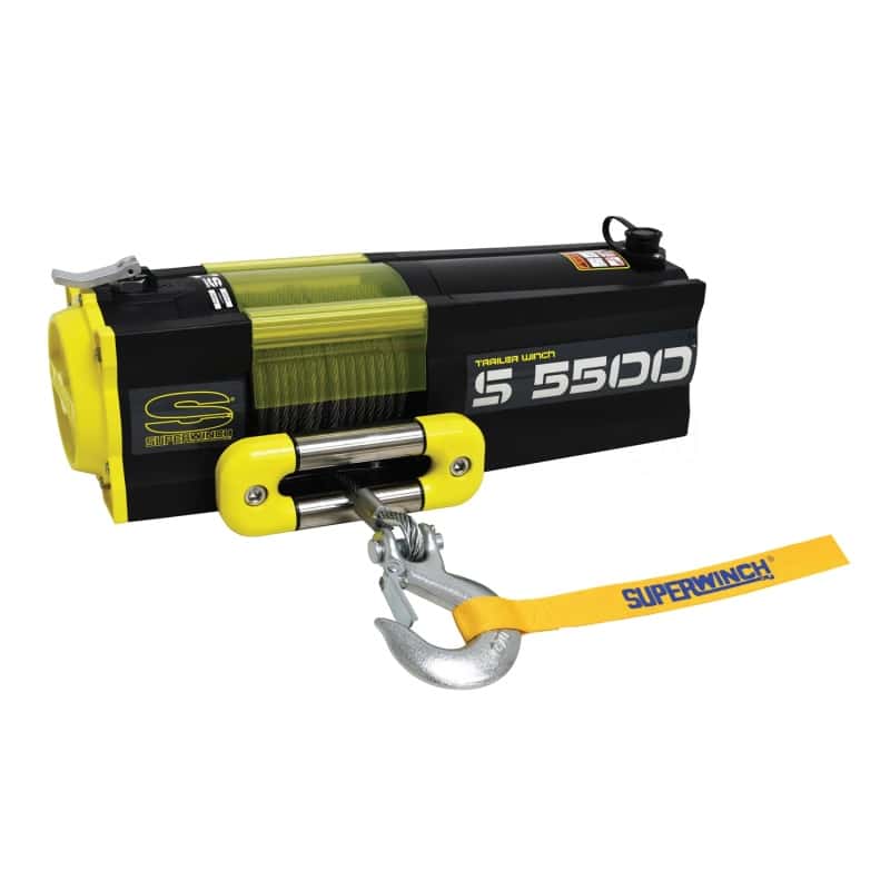 Superwinch — Superwinch 5500 LBS 12V DC 7/32in x 60ft Steel Rope S5500 Winch
Winch - view 3