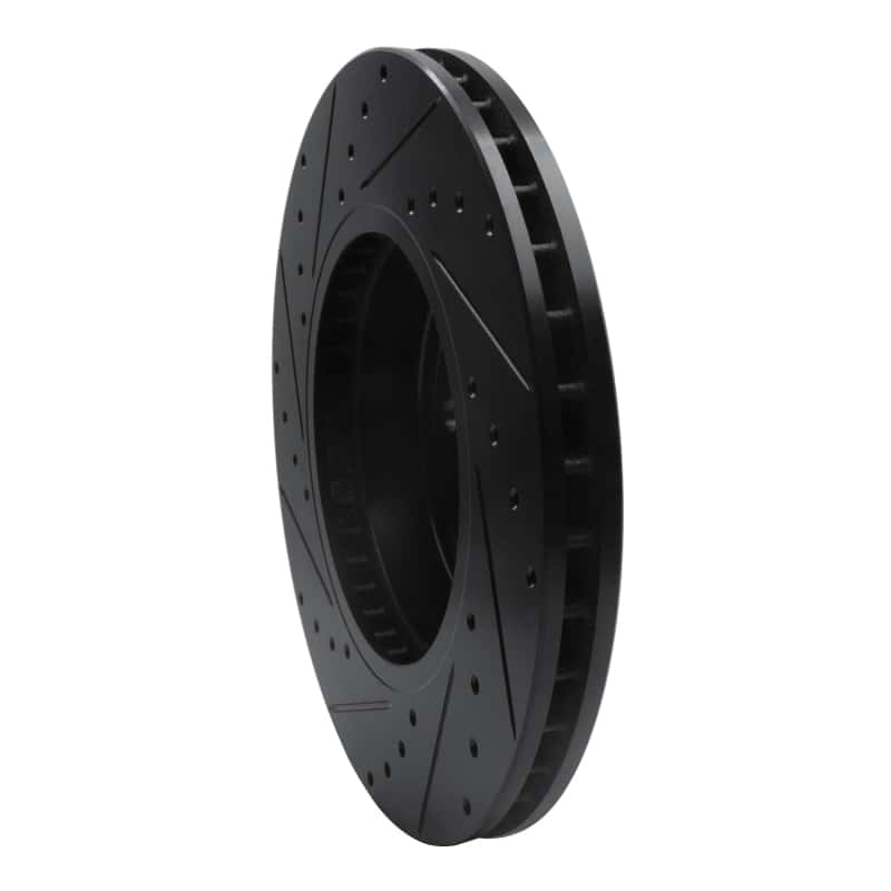 R1 Concepts — R1 11-19 BMW ActiveHybrid 5 Front Right Drilled & Slotted Black Brake Rotor
R1 Brake Rotor Drill - view 4