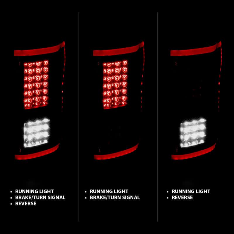 ANZO — ANZO 15-17 Ford F-150 LED Taillights - Smoke
Tail Light Set
LED Taillights - view 3