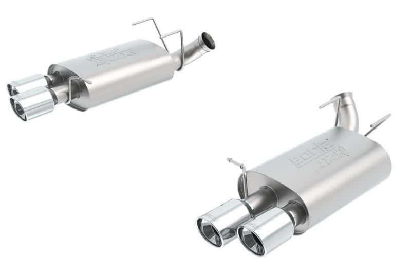 Borla — Borla 13-14 Mustang Shelby GT500 GT 5.8L V8 RWD Dual Split Rear Exit ATAK Exhaust Rear Section Only
Axle-Back System
ExhstSysKt - view 4