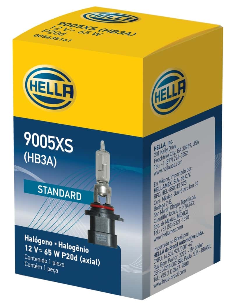 Hella — Hella Bulb 9005Xs/Hb3A 12V 65W P20D T4
9005XS Halogen Bulb - view 7