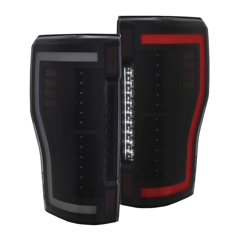 ANZO — FORD F250/ F350/ F450 17 UP L.E.D T.L BLACK HOUSE SMOKE LEN
ANZO 2017+ Ford F-250 LED Taillights - Black/Smoke
Tail Light Set
TailLightSet - view 3