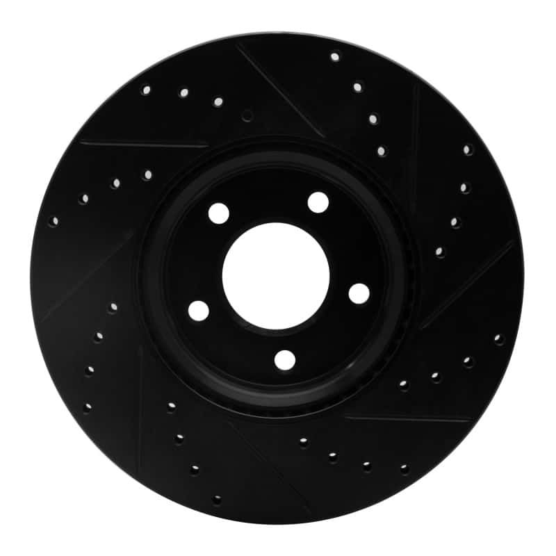 R1 Concepts — R1 07-13 Mazda 3 Front Left Drilled & Slotted Black Brake Rotor
R1 Brake Rotor Drill - view 5