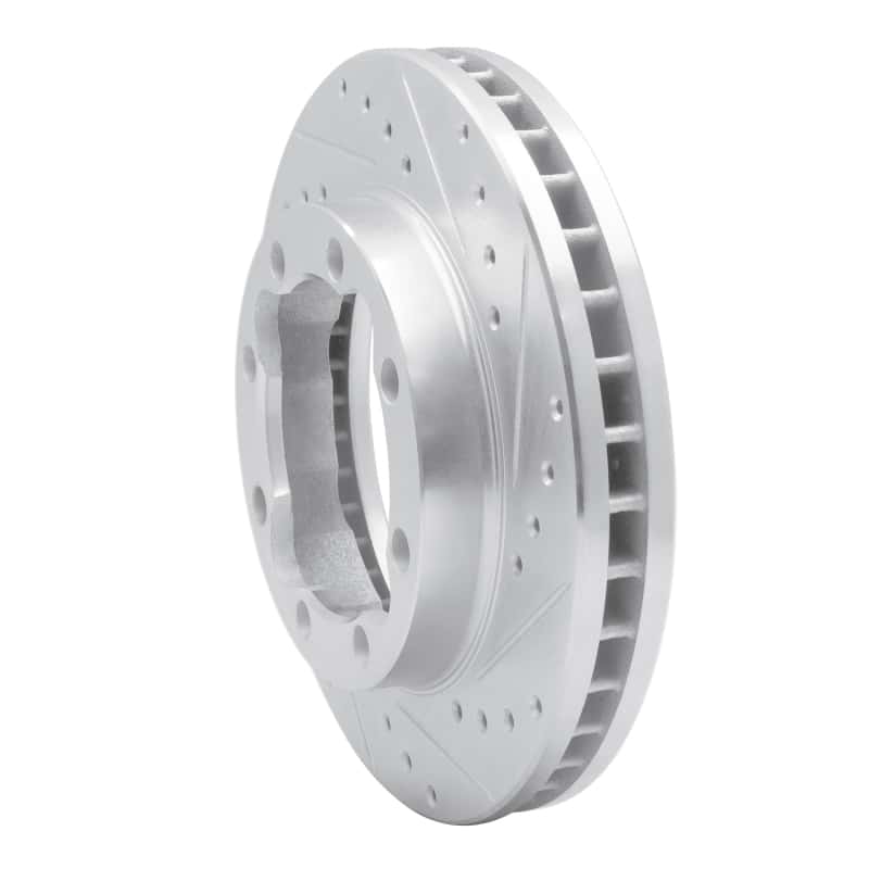 R1 Concepts — R1 92-00 Chevrolet K3500 Front Right Drilled & Slotted Silver Brake Rotor
R1 Brake Rotor Drill - view 2