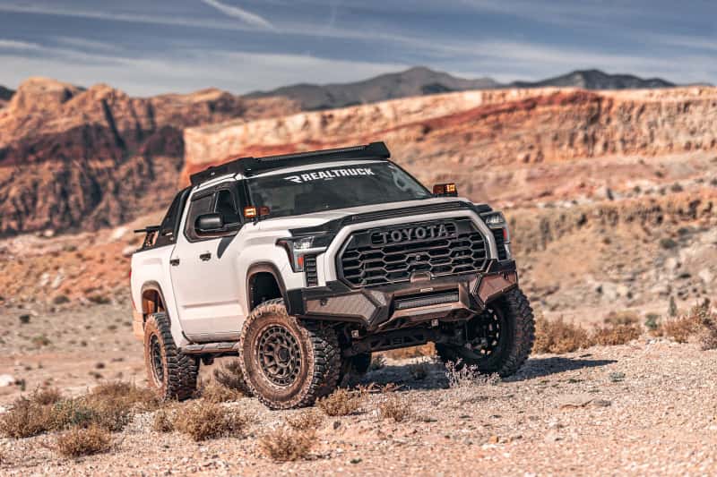 Go Rhino — Go Rhino 22-23 Toyota Tundra CrewMax Ceros Low Profile Roof Rack - Tex. Blk
Ceros Roof Rack - view 4