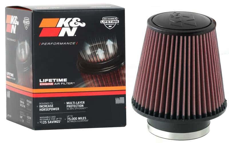K&N Engineering — K&N Universal Clamp-On Air Filter 4in FLG / 6-1/2in B / 4-1/2in T / 6in H
Universal Clamp-On A
Clamp-on Air Filter - view 5