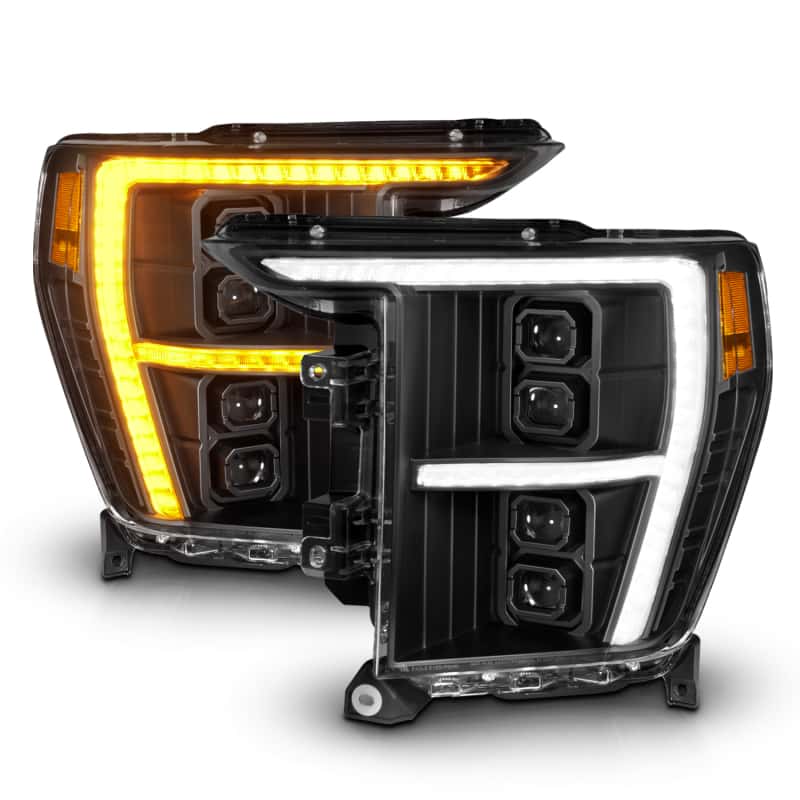 ANZO — ANZO 21-23 Ford F-150 (w/Factory Halogen) Z-Series Full LED Proj Headlights - Pass. Side ONLY - view 7