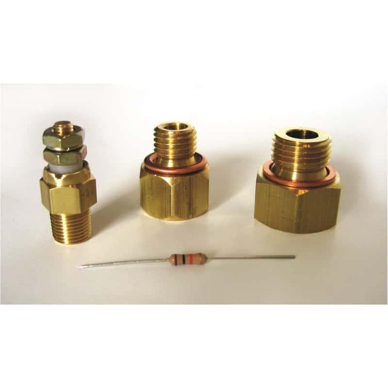 AutoMeter — Autometer Gauge Install Kit for LS Engines (Includes Fittings/Short Temp Sensor/Manual) - view 1