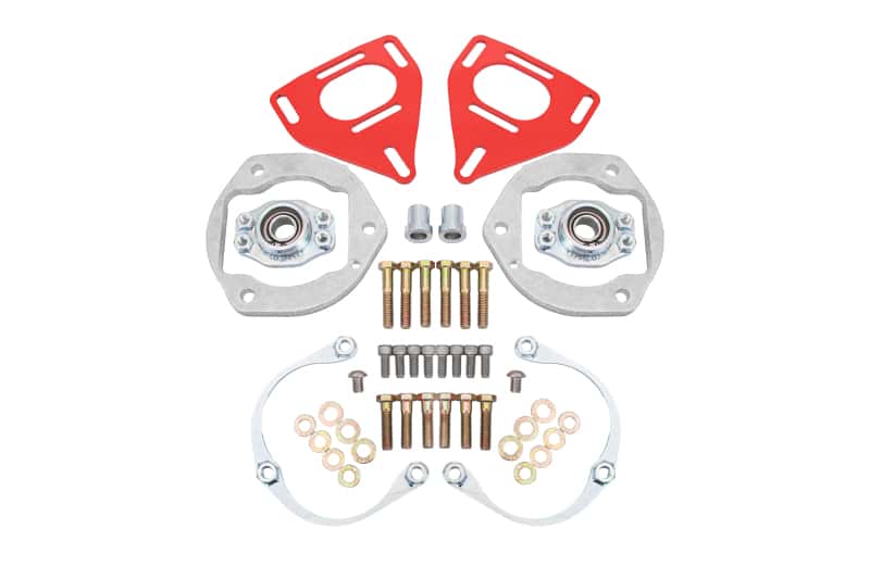 BMR Suspension — BMR 16-24 Chevy Camaro Caster Camber Plates - Red
Caster Camber Plates - view 1