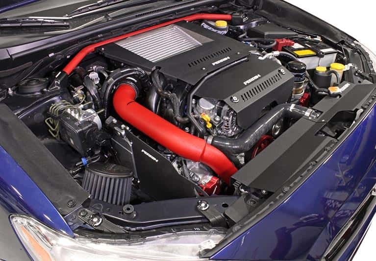 Perrin Performance — PERRIN 15-21 Subaru WRX Charge Pipe - Red - view 5