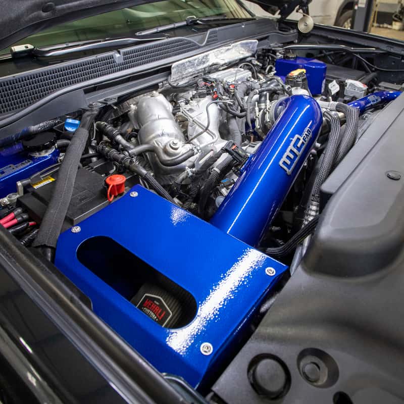 Wehrli — Wehrli 17-19 Chevrolet 6.6L L5P Duramax 4in Intake Kit - Gloss Black
Intake Kit 17-19 GB - view 8
