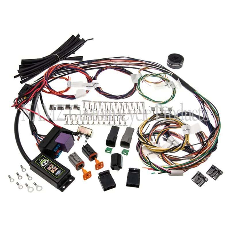 NAMZ — NAMZ 2017 Ver-1 Complete Bike Harness w/Starter Relay & 3-Circuits & Self Canceling Turn Sig Module - view 1