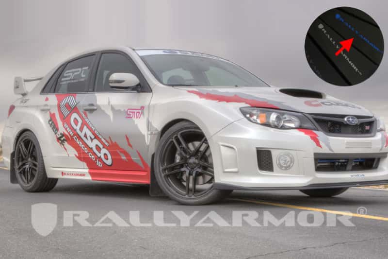 Rally Armor — Rally Armor 11-14 Subaru WRX/STI (Sedan Only) Black UR Mud Flap w/ Blue Logo
Rally Armor 11-14 Subaru WRX/STI (Sedan Only) Black UR Mud Flap w/Blue Logo
Mud Flap - view 2
