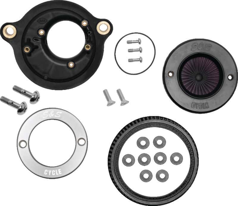 S&S Cycle — S&S Cycle 2017+ M8 Models Stealth Air Stinger Kit w/ S&S Ring - view 2