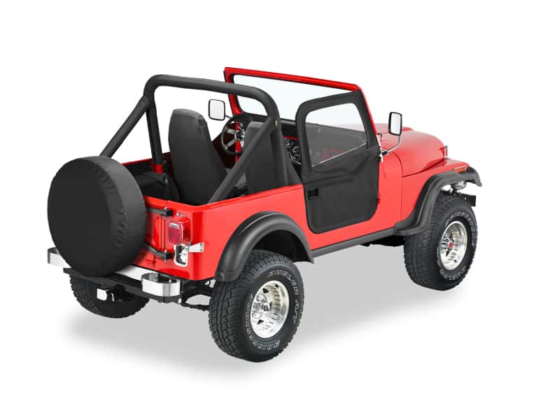 Bestop — Bestop 76-86 Jeep Cj7 Full Fabric Doors (Black Denim)
Full Fabric Doors - view 1