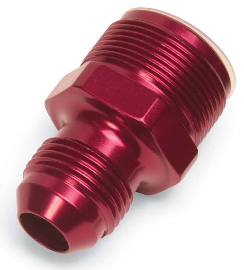 Russell — Russell Performance 1in-20 x 8 AN Male Flare Adapter (66-89 Edelbrock Q-Jets/75-89 Stock Q-Jets)
Adapter Fitting - view 1